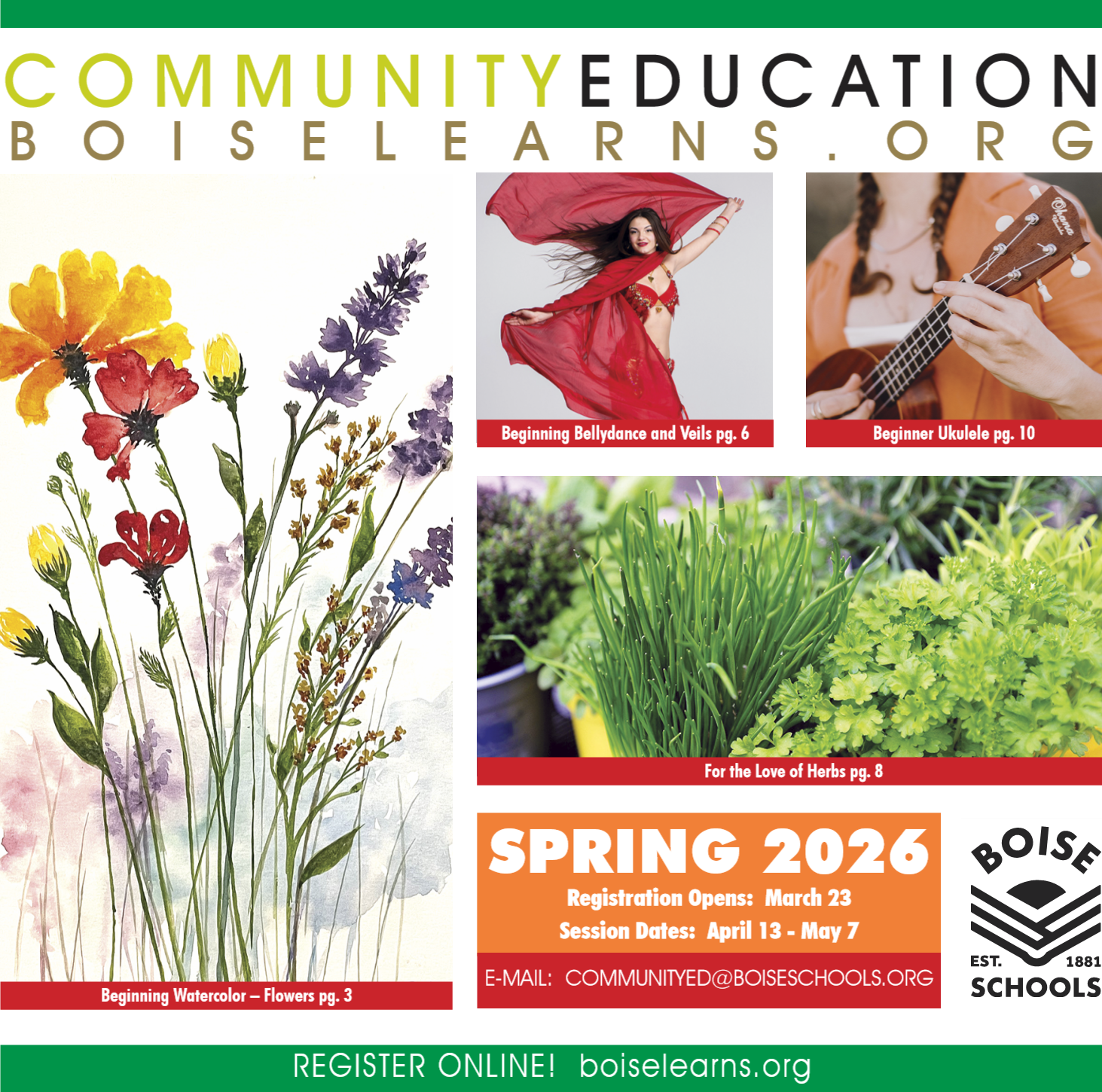 Spring
                                                          2026 Community
                                                          Education
                                                          Front Cover
                                                          Image